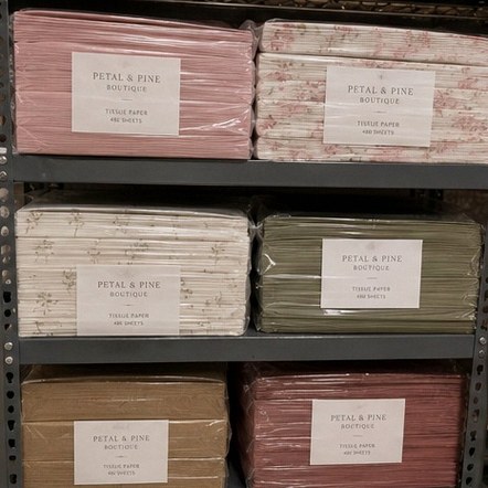  - custom tissue paper for florists and flower shops